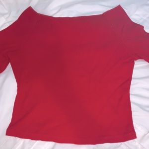 Brandy red long sleeve